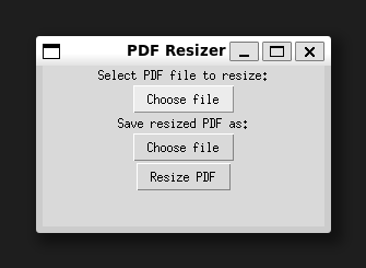 PDF Resizer: A Python Program for Resizing PDF Files